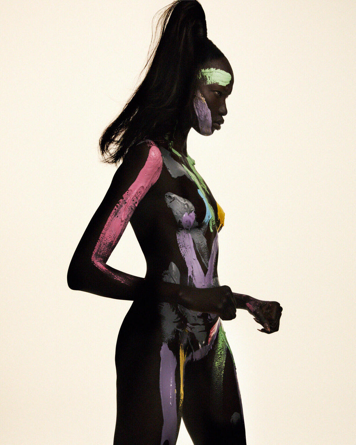 Anok Yai — British Fashion Awards 2025 — Hair by Jawara