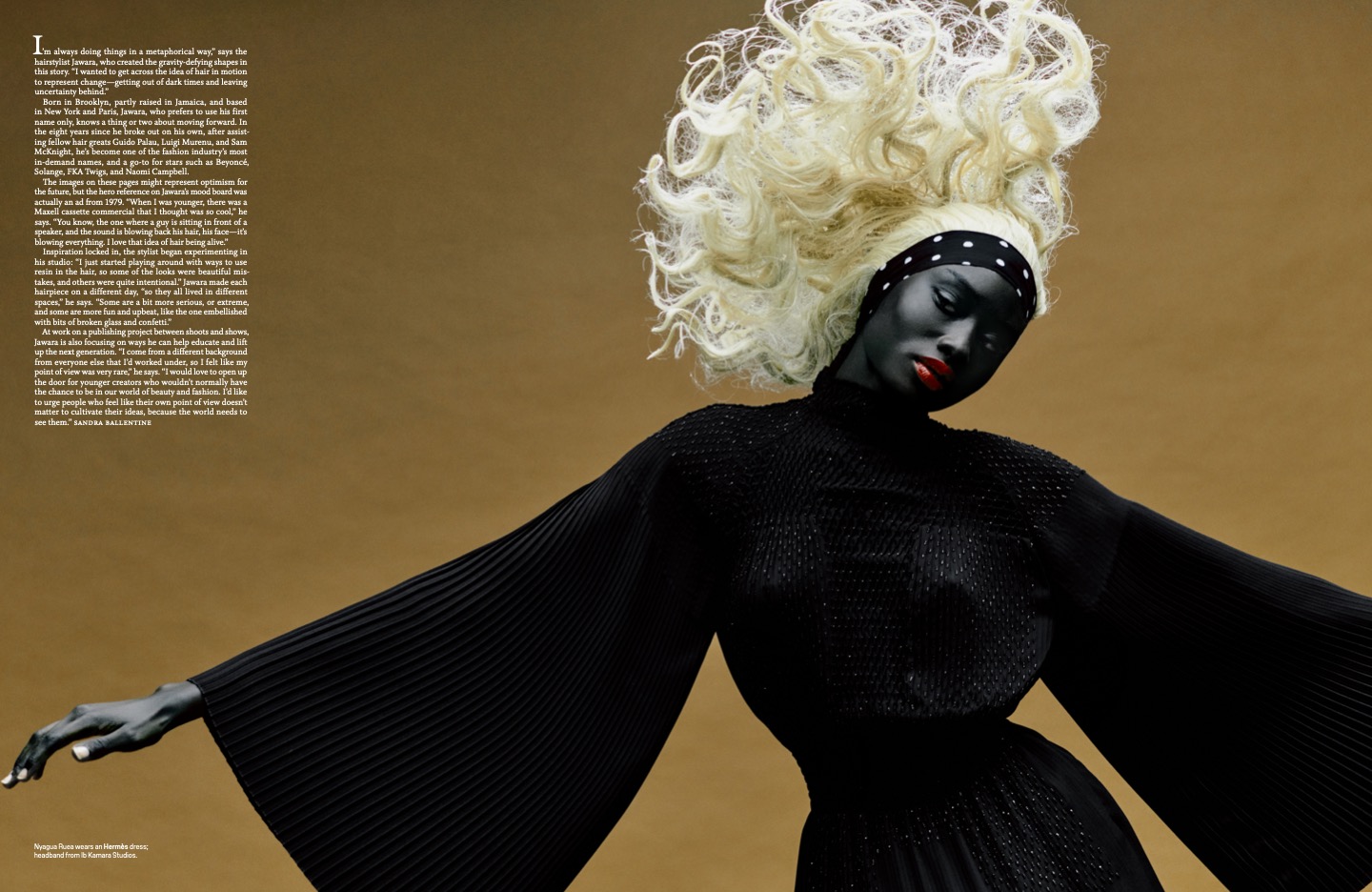 W Magazine — Hair by Jawara